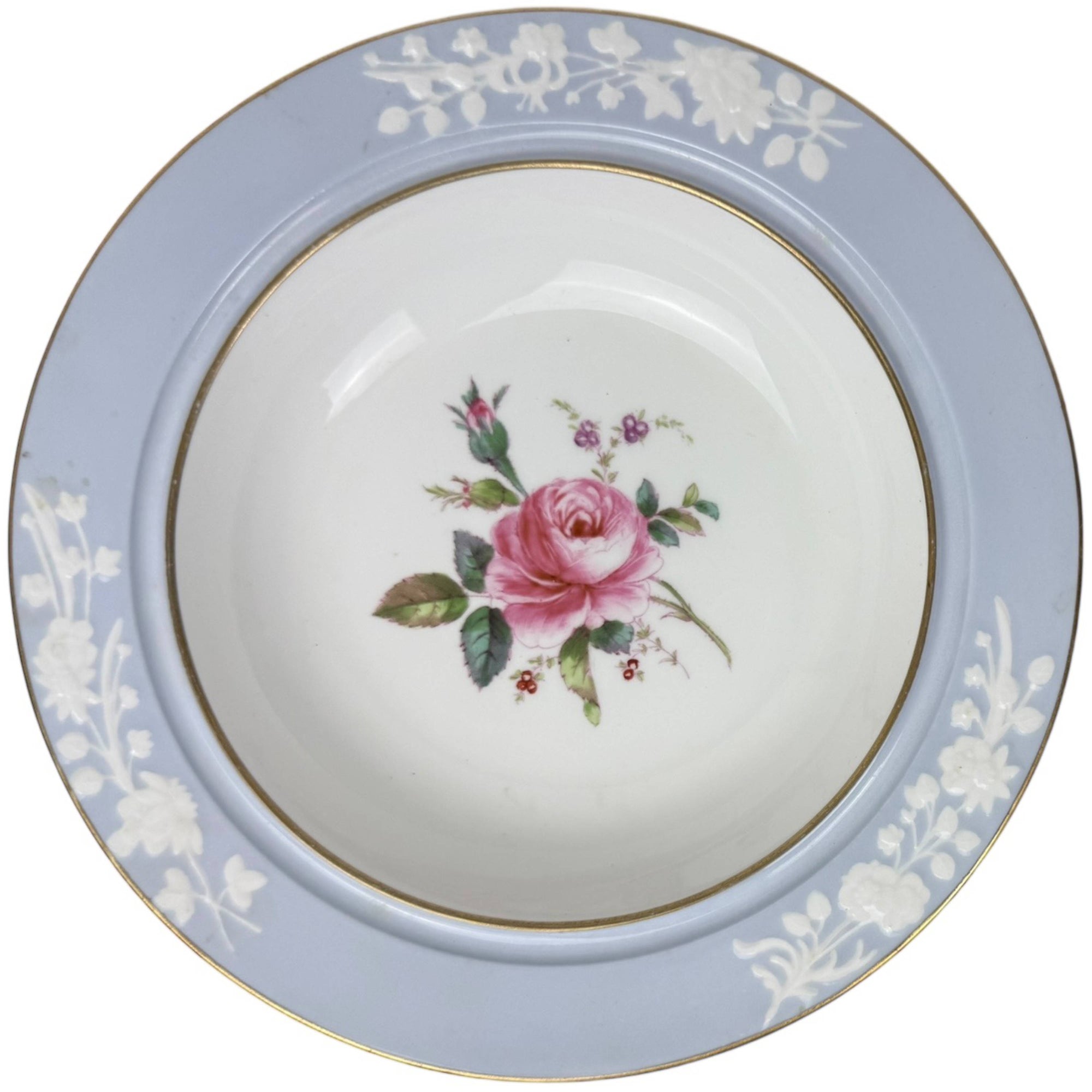 Vintage 1954 Spode Maritime Rose Lidded Muffin Dish Rare