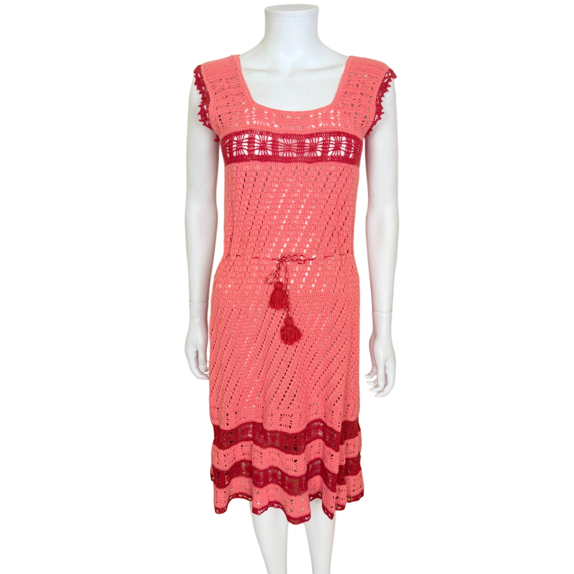 black and white knit dress Short jacquard knit dress White / Black main image 0