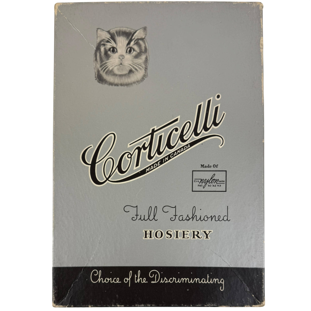Vintage Corticelli stockings in original kitten box