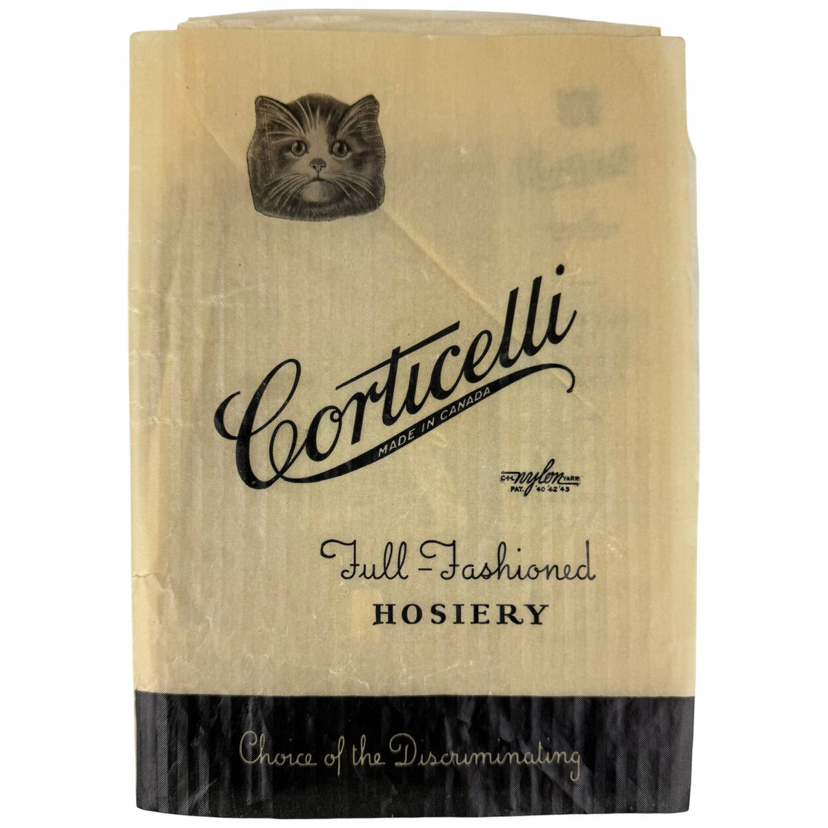 Vintage 1950s Corticelli seamed nylon stockings
