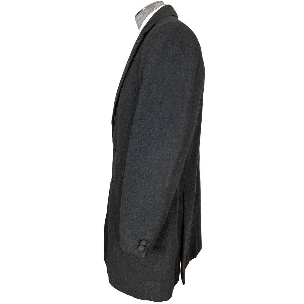 1960s Vintage Crombie Cloth Coat Short Overcoat Size M