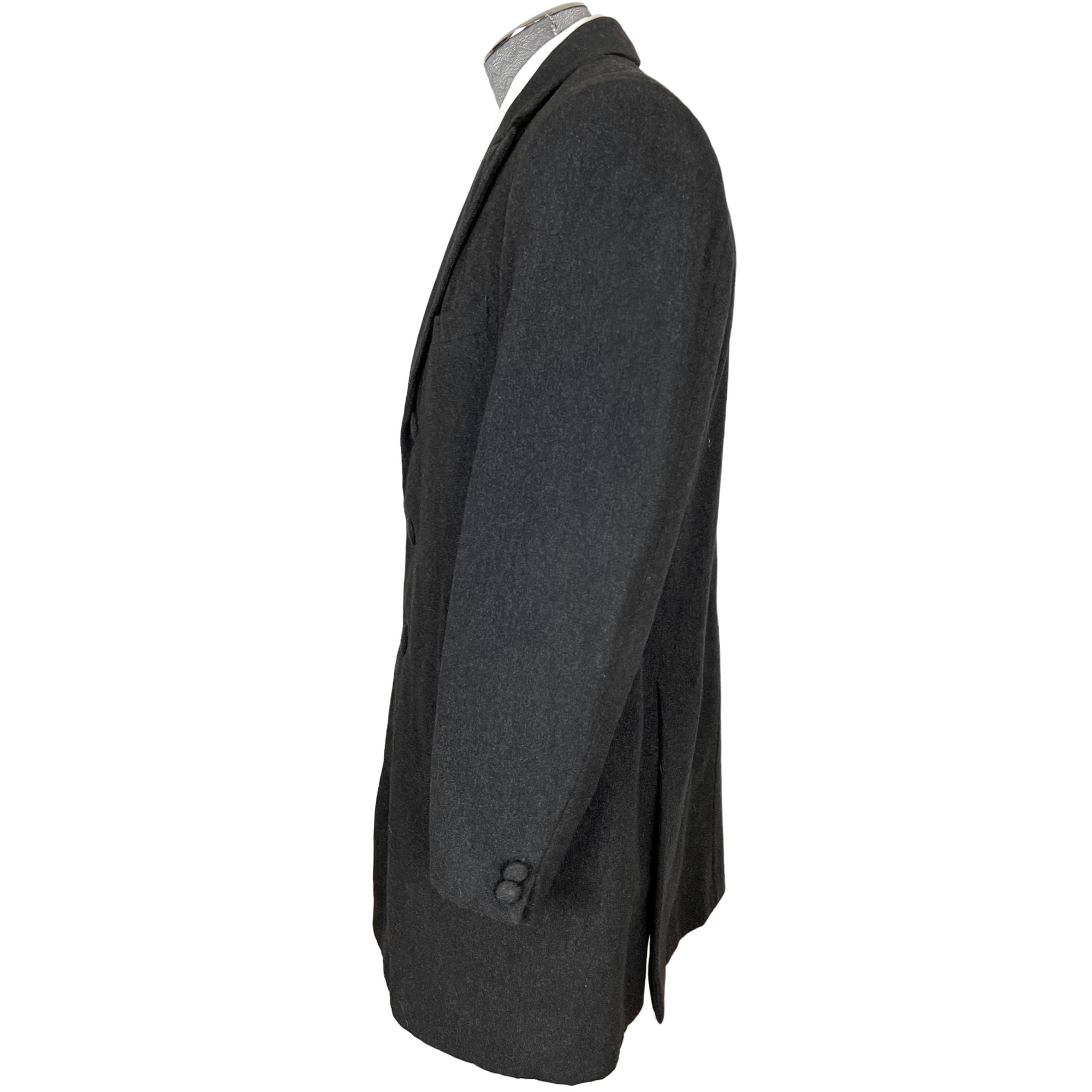 1960s Vintage Crombie Cloth Coat Short Overcoat Size M