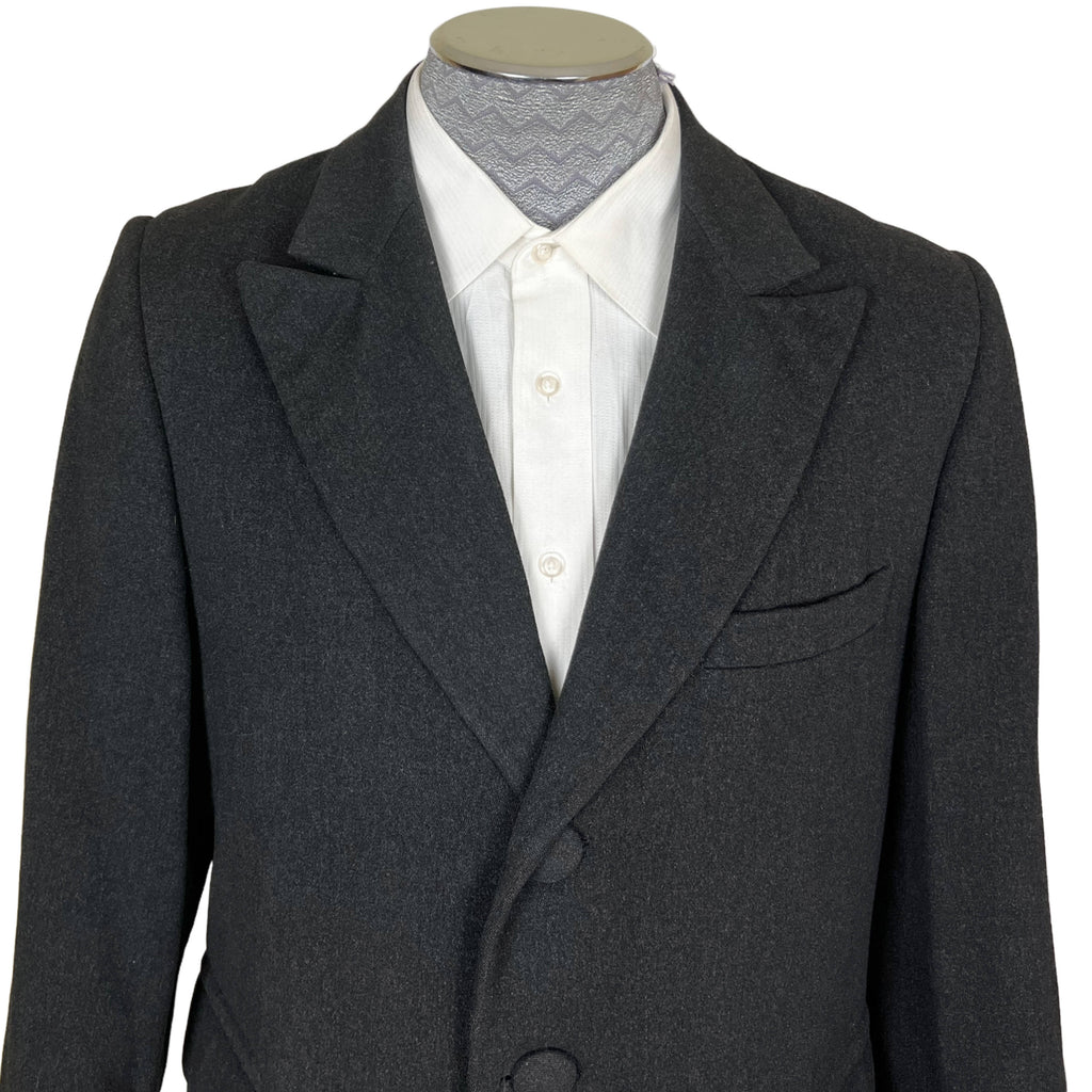 1960s Vintage Crombie Cloth Coat Short Overcoat Size M