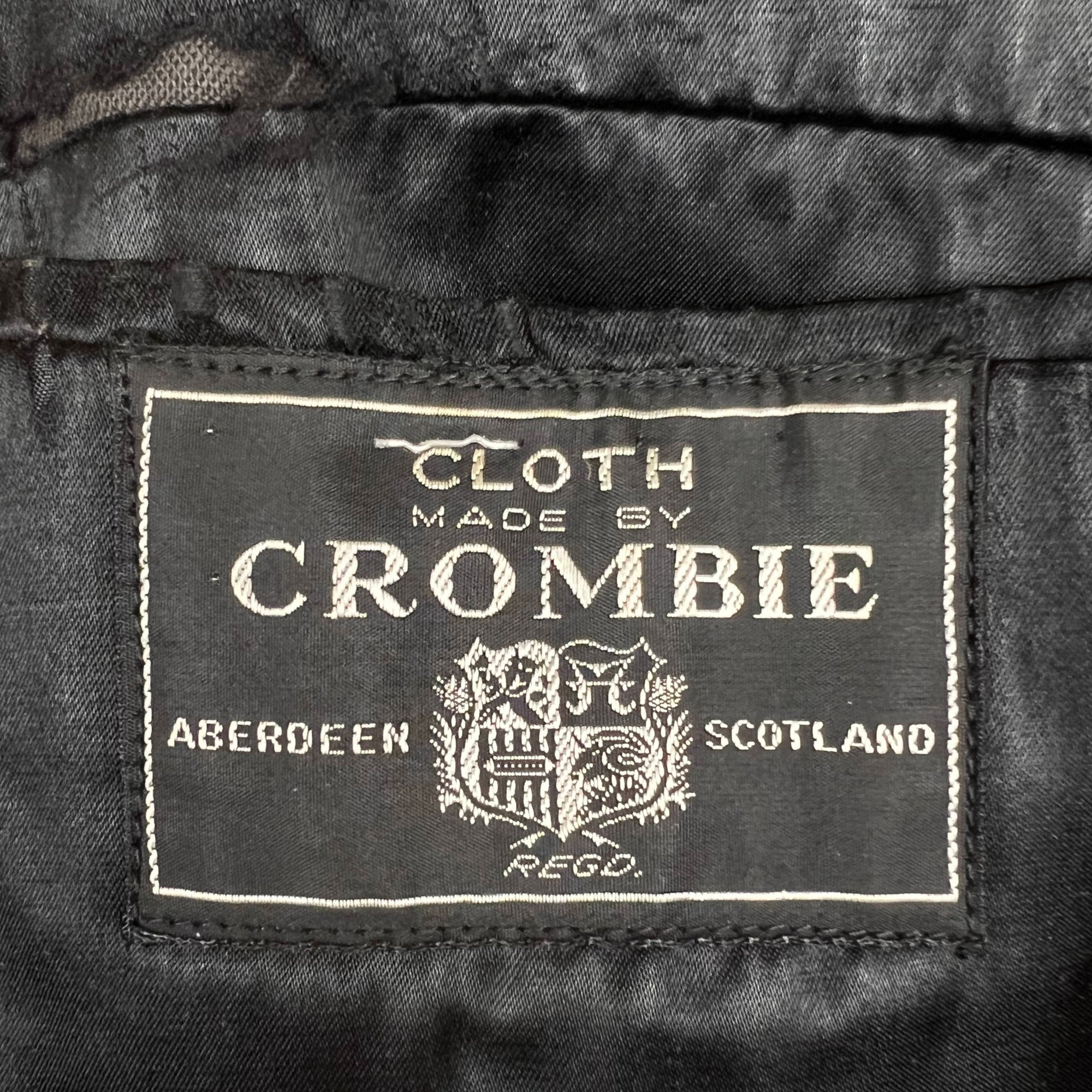1960s Vintage Crombie Cloth Coat Short Overcoat Size M