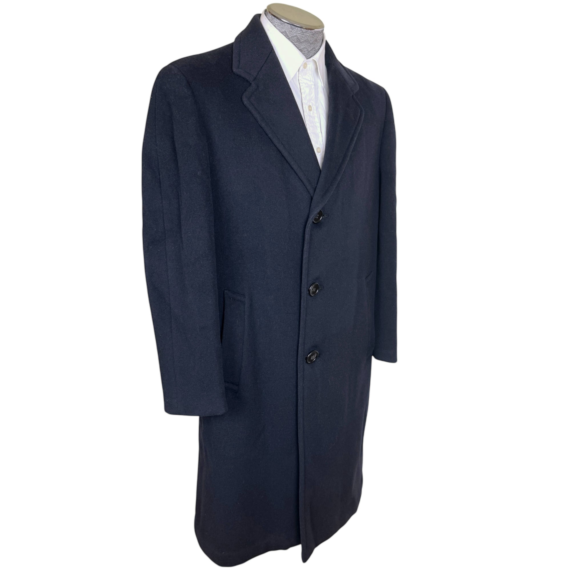 1950s Vintage Men’s Overcoat Crombie’s De Luxe Wool Size 40