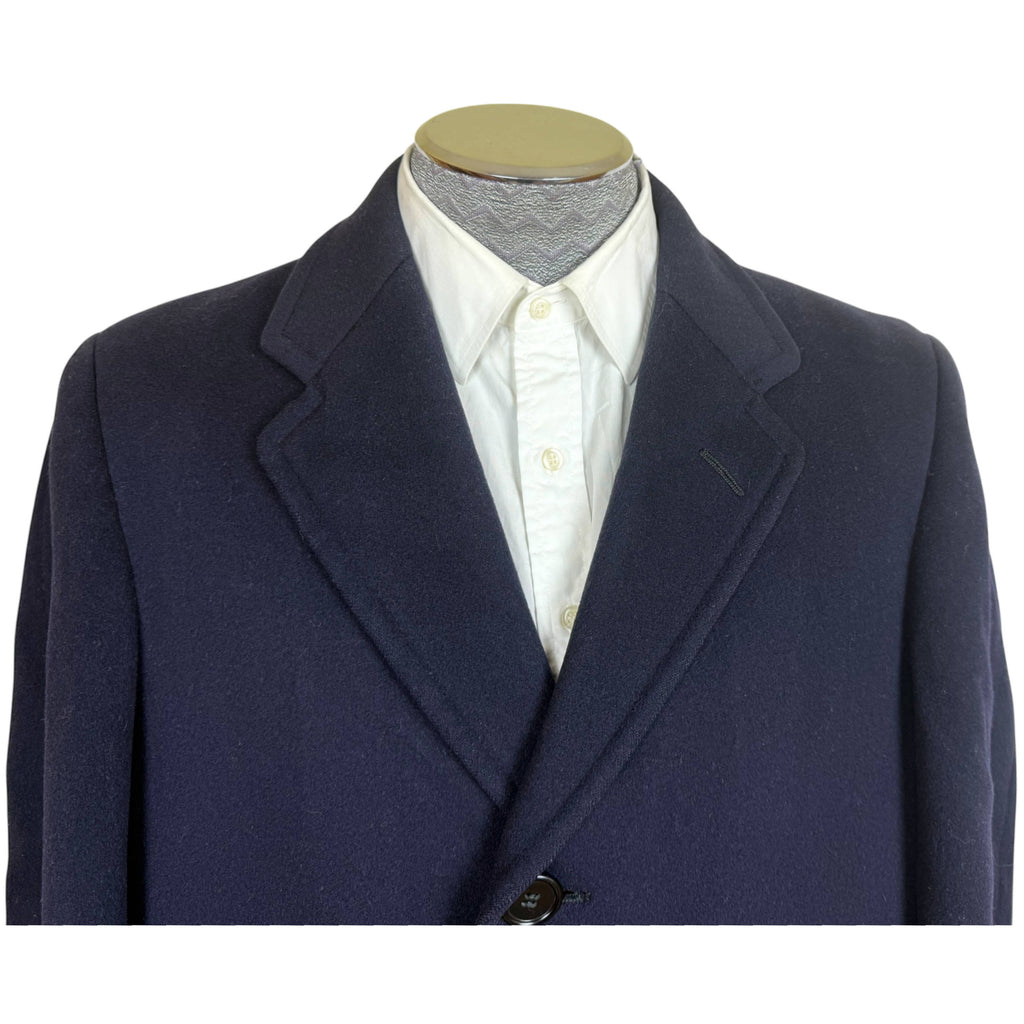 1950s Vintage Men’s Overcoat Crombie’s De Luxe Wool Size 40