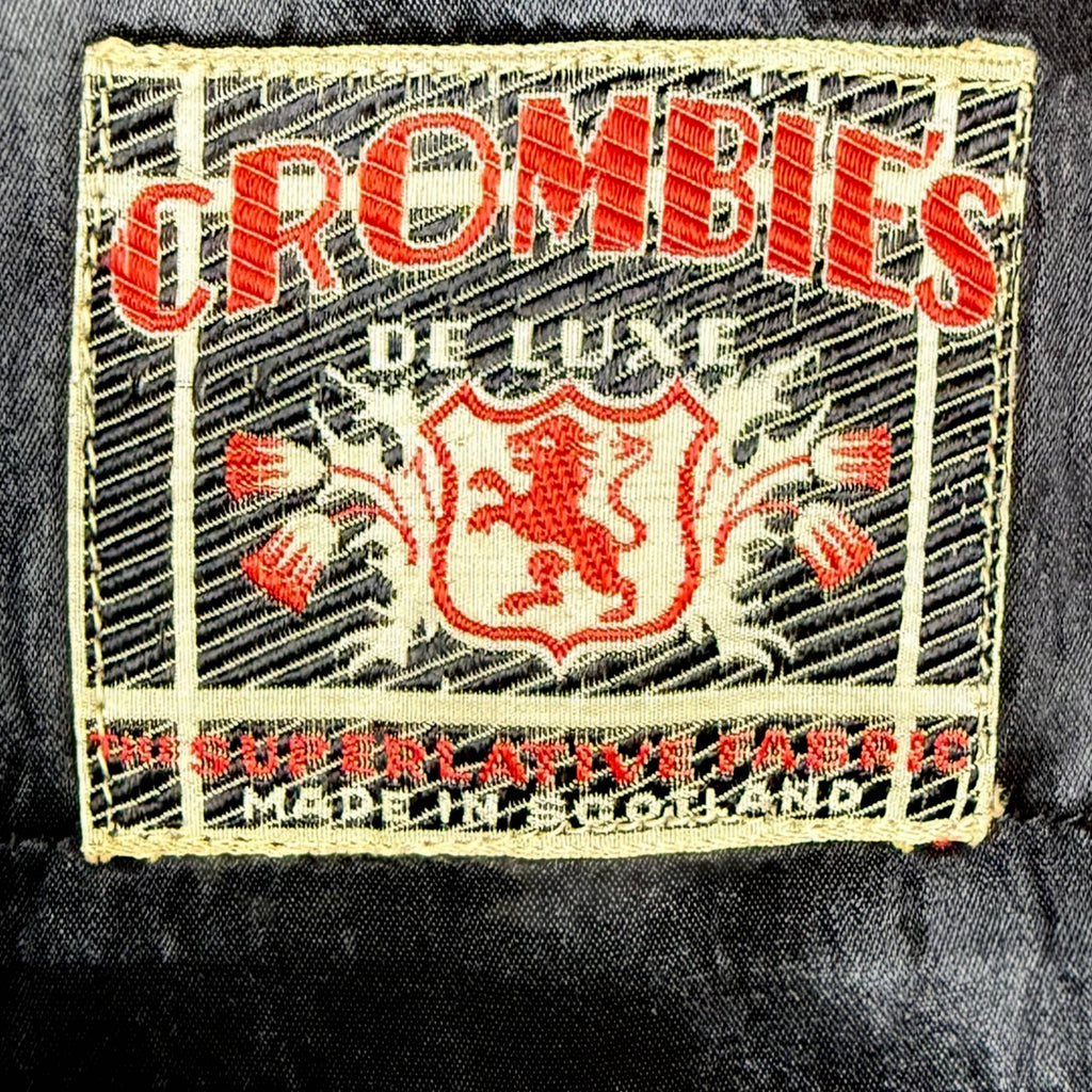 1950s Vintage Men’s Overcoat Crombie’s De Luxe Wool Size 40