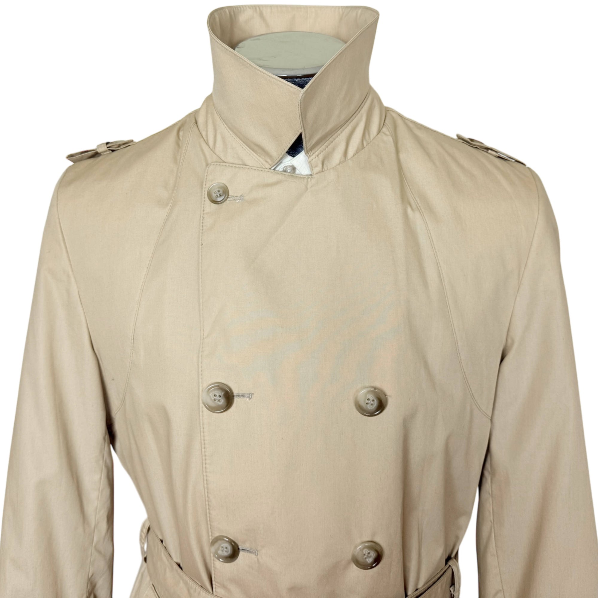 Unused Vintage 1970s Trench Coat Croydon 66 Raincoat Size 40