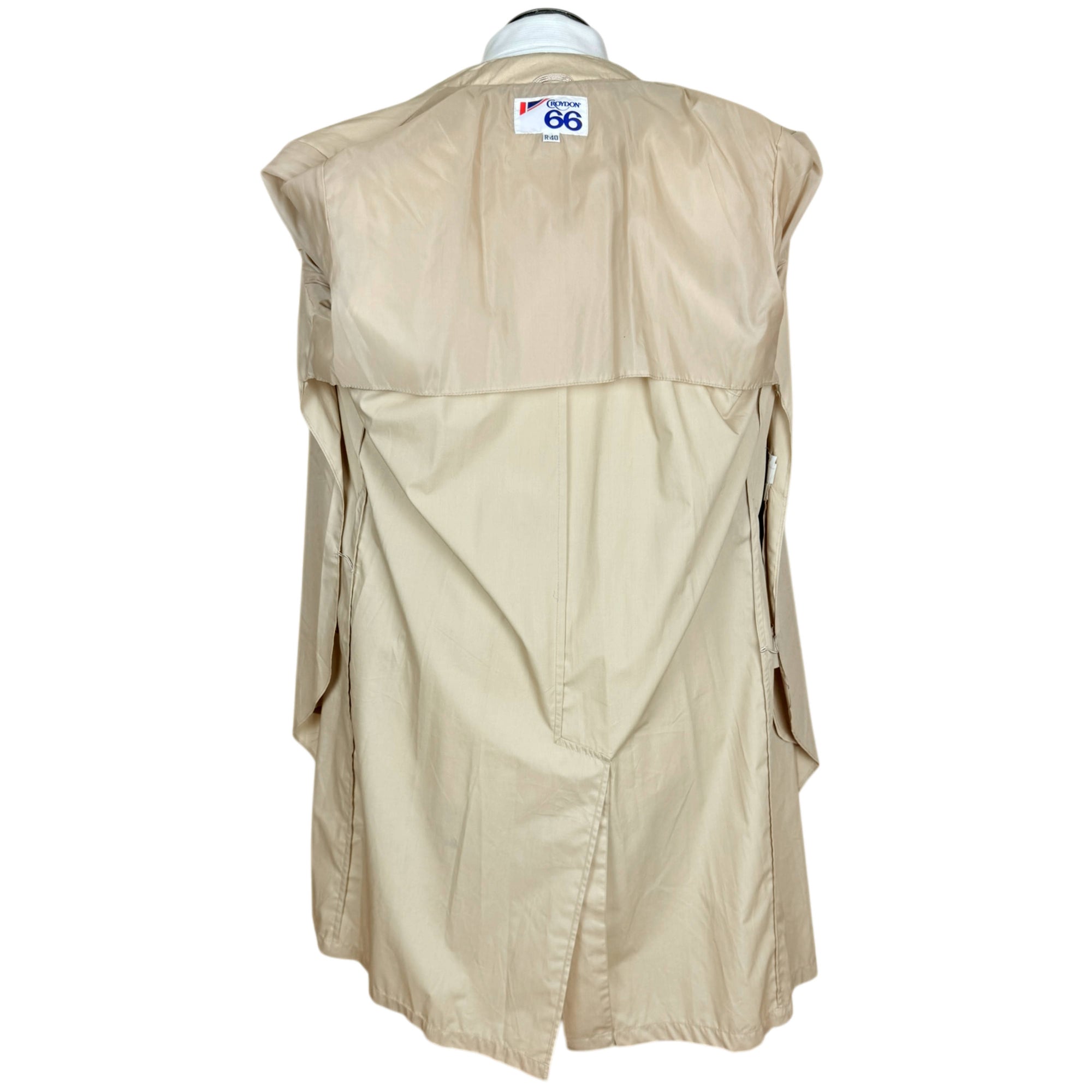 Unused Vintage 1970s Trench Coat Croydon 66 Raincoat Size 40