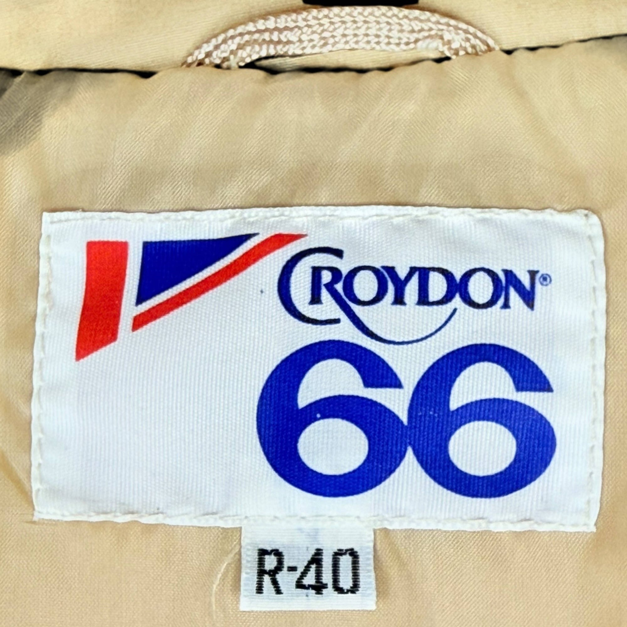 Unused Vintage 1970s Trench Coat Croydon 66 Raincoat Size 40
