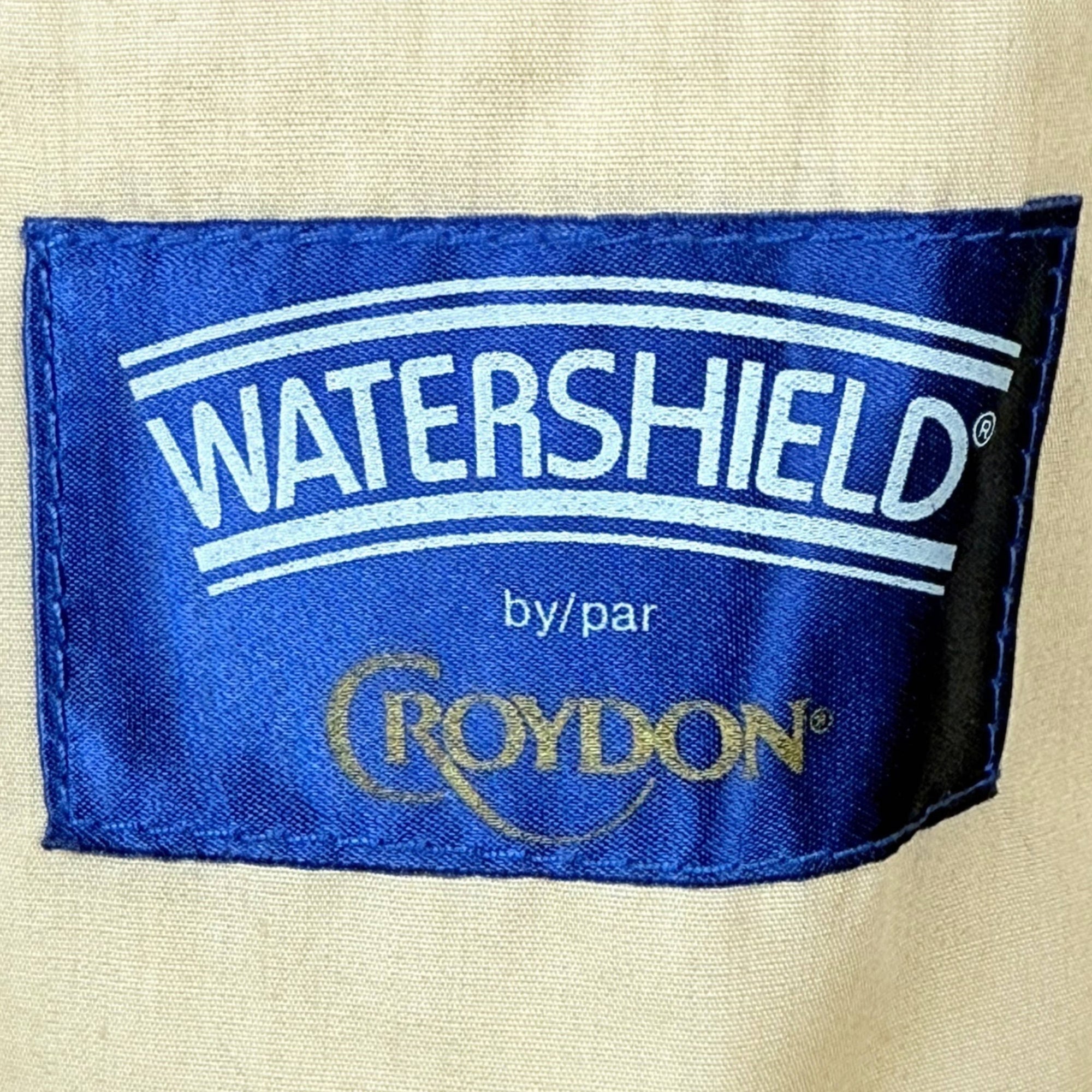 Unused Vintage 1970s Trench Coat Croydon 66 Raincoat Size 40