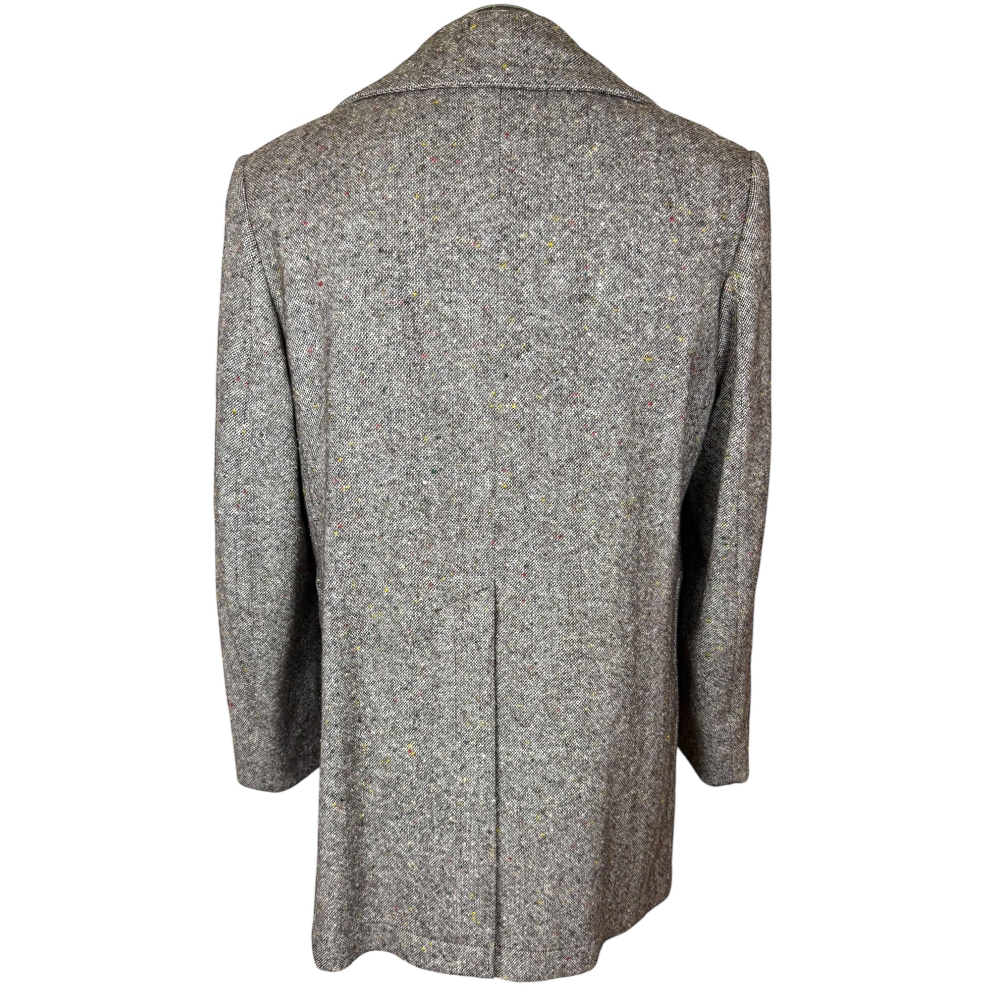 Vintage 1970s Donegal Tweed Short Coat Croydon Canada Size 42