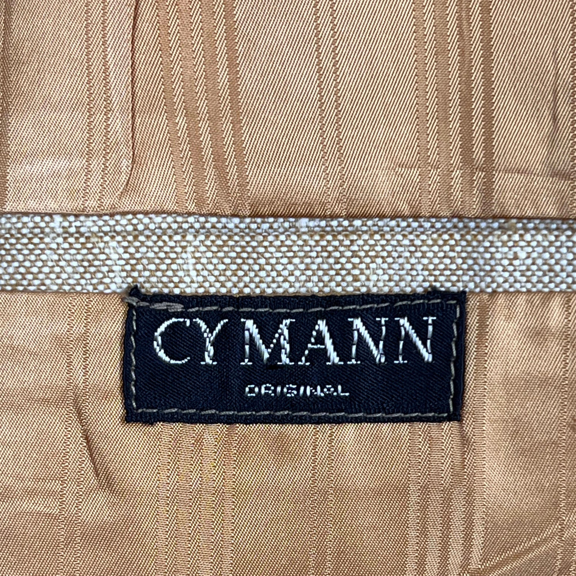 Vintage 1970s Mens Linen Jacket Cy Mann Toronto Size M Tall