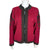 Vintage Dale of Norway Cardigan Red Wool Rosemaling Sz L