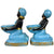 Vintage 1940s Hollywood Regency Decor Figurines Chalkware