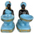Vintage 1940s Hollywood Regency Decor Figurines Chalkware
