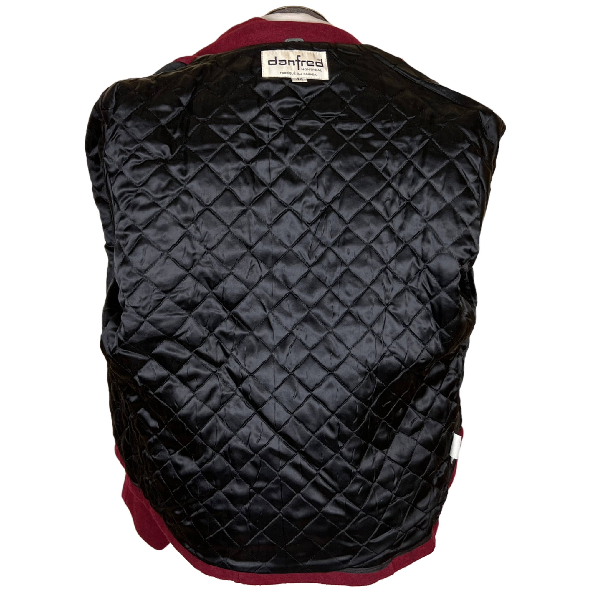 Vintage 1970s Jacket Maroon Wool Unused Deadstock Size 44