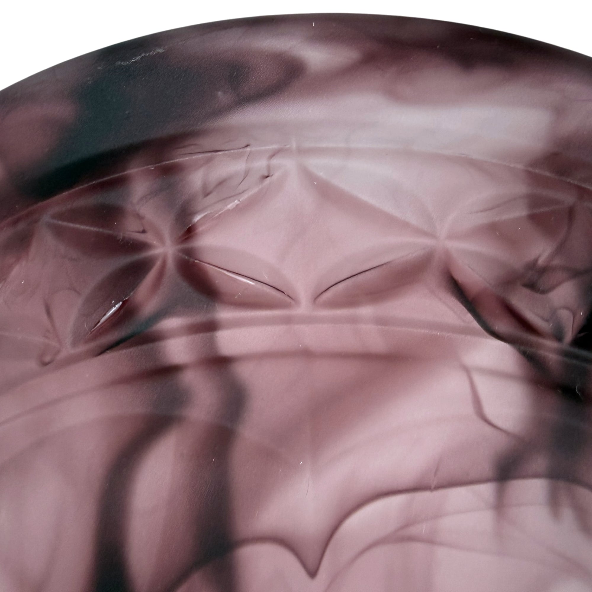Detail of geometric moulded decoration on Davidson No. 278 vase
