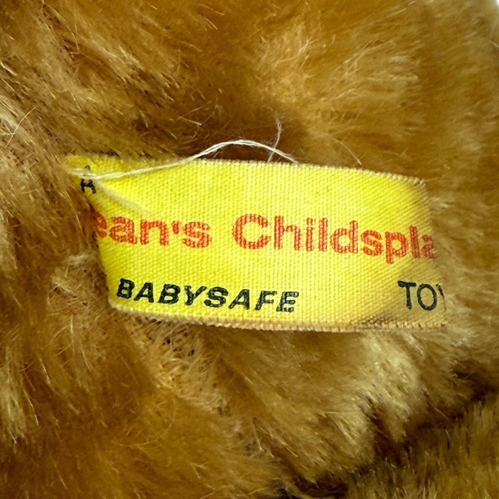 1950s Teddy Bear Dean’s Rag Book Childsplay Baby Safe 21"