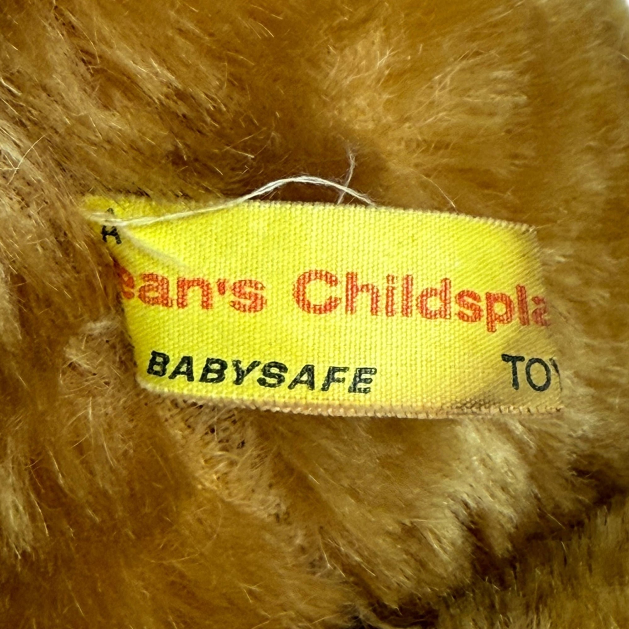 1950s Teddy Bear Dean’s Rag Book Childsplay Baby Safe 21"