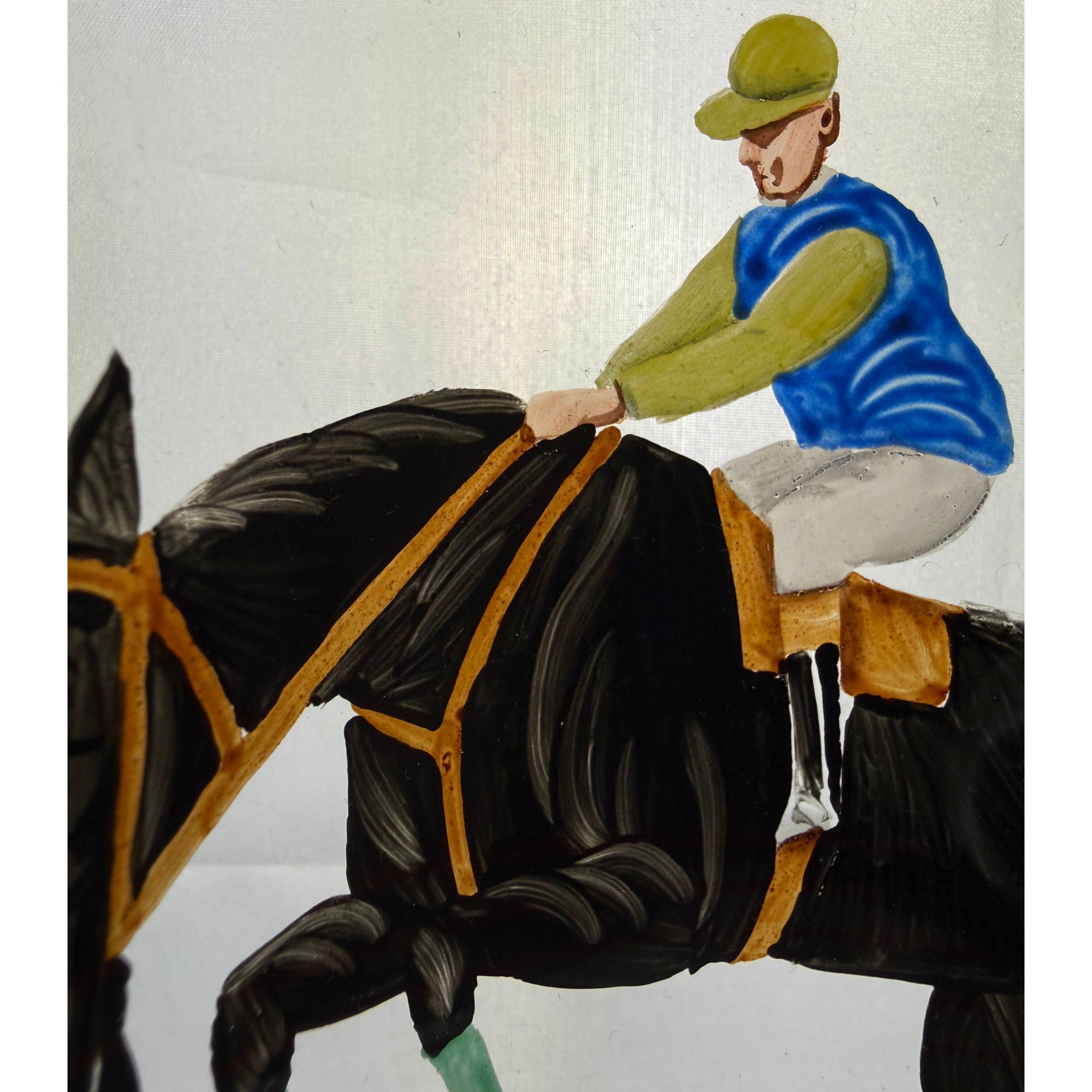 steeplechase horse jumping fence