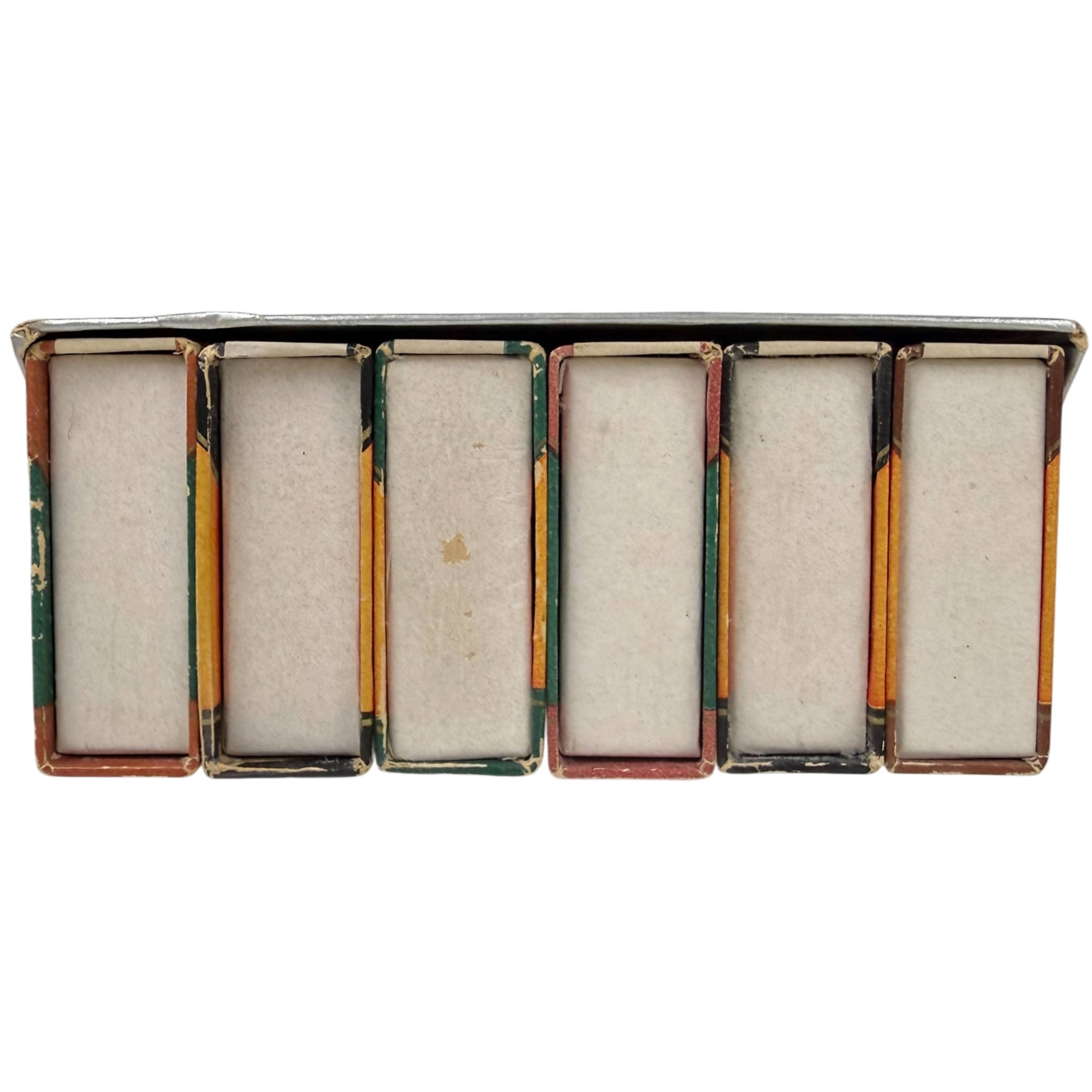 top view of office supplies organizer