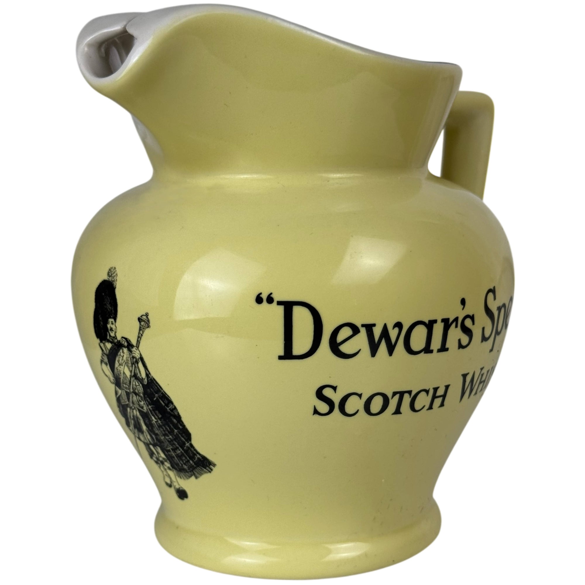 Dewar’s Special Scotch Whisky Jug Wade Regicor England 5” Pub Water Pitcher