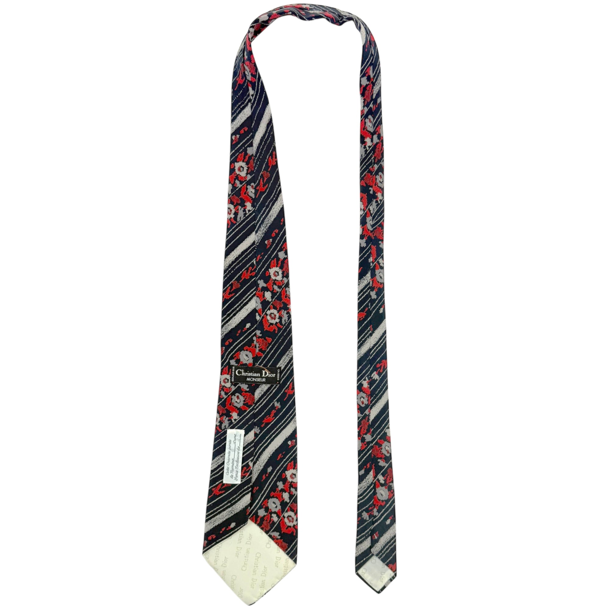 Vintage 1970s Christian Dior Tie Limited Edition Necktie