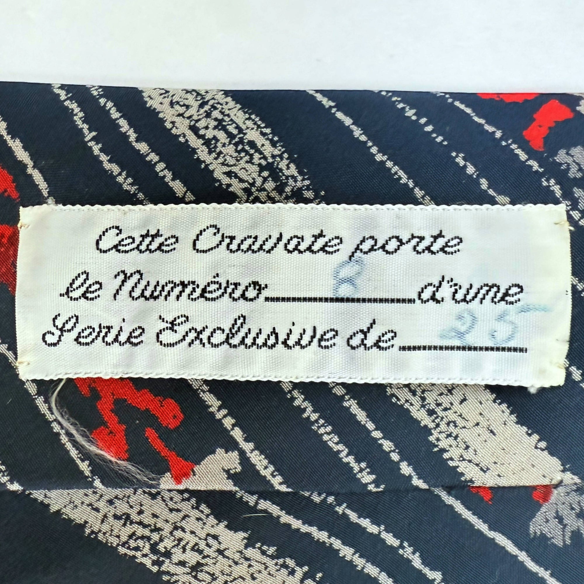 Vintage 1970s Christian Dior Tie Limited Edition Necktie