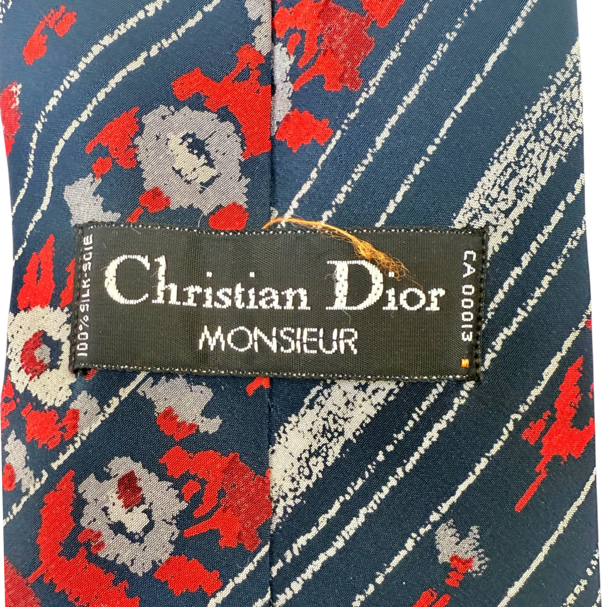 Vintage 1970s Christian Dior Tie Limited Edition Necktie