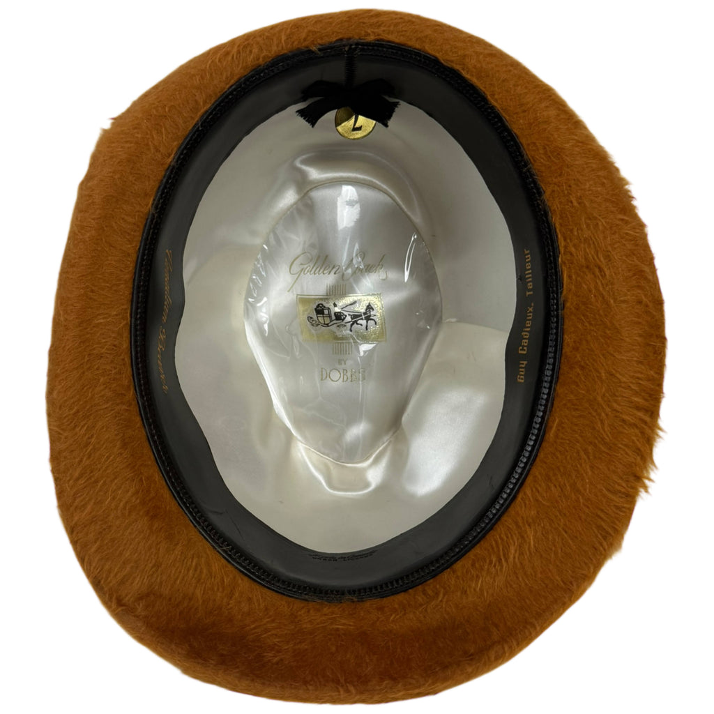 Vintage Dobbs Golden Coach Fedora – Canadian Beaver Plush – Size 7 – Late 1950s / Early 1960s