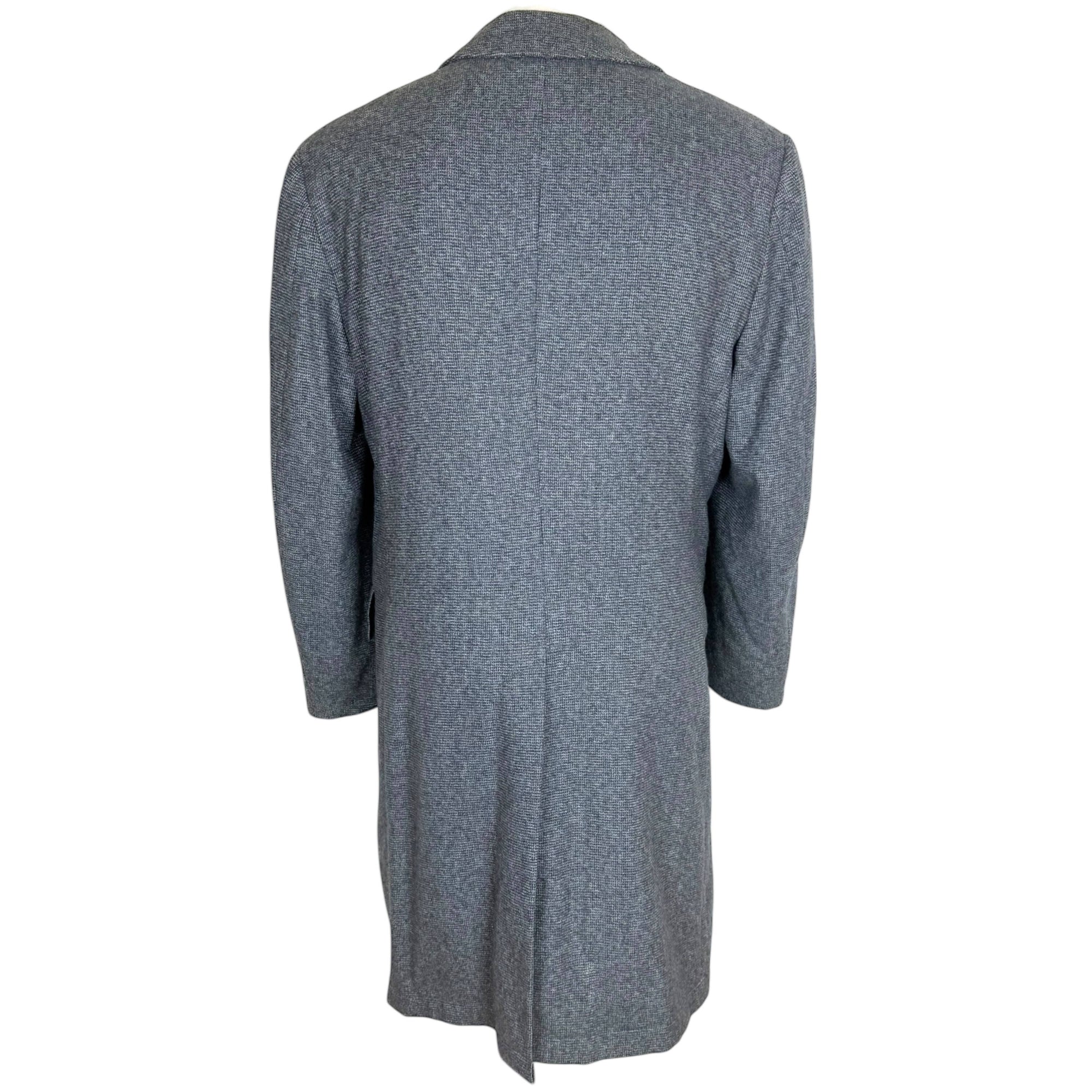 Vintage 1970s Men’s Overcoat Wool Poly Blend Size 42