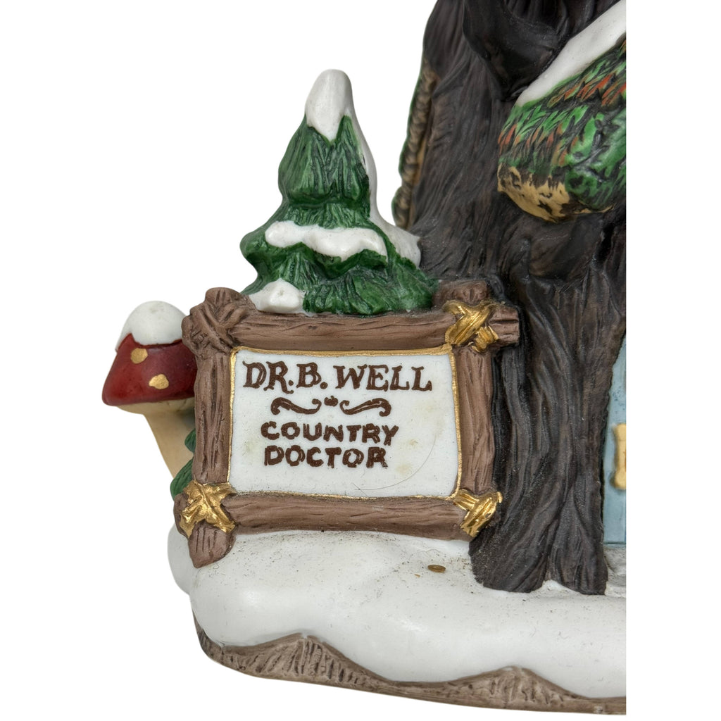 1993 Fitz & Floyd Doctor’s Office Holiday Hamlet Figurine Christmas House