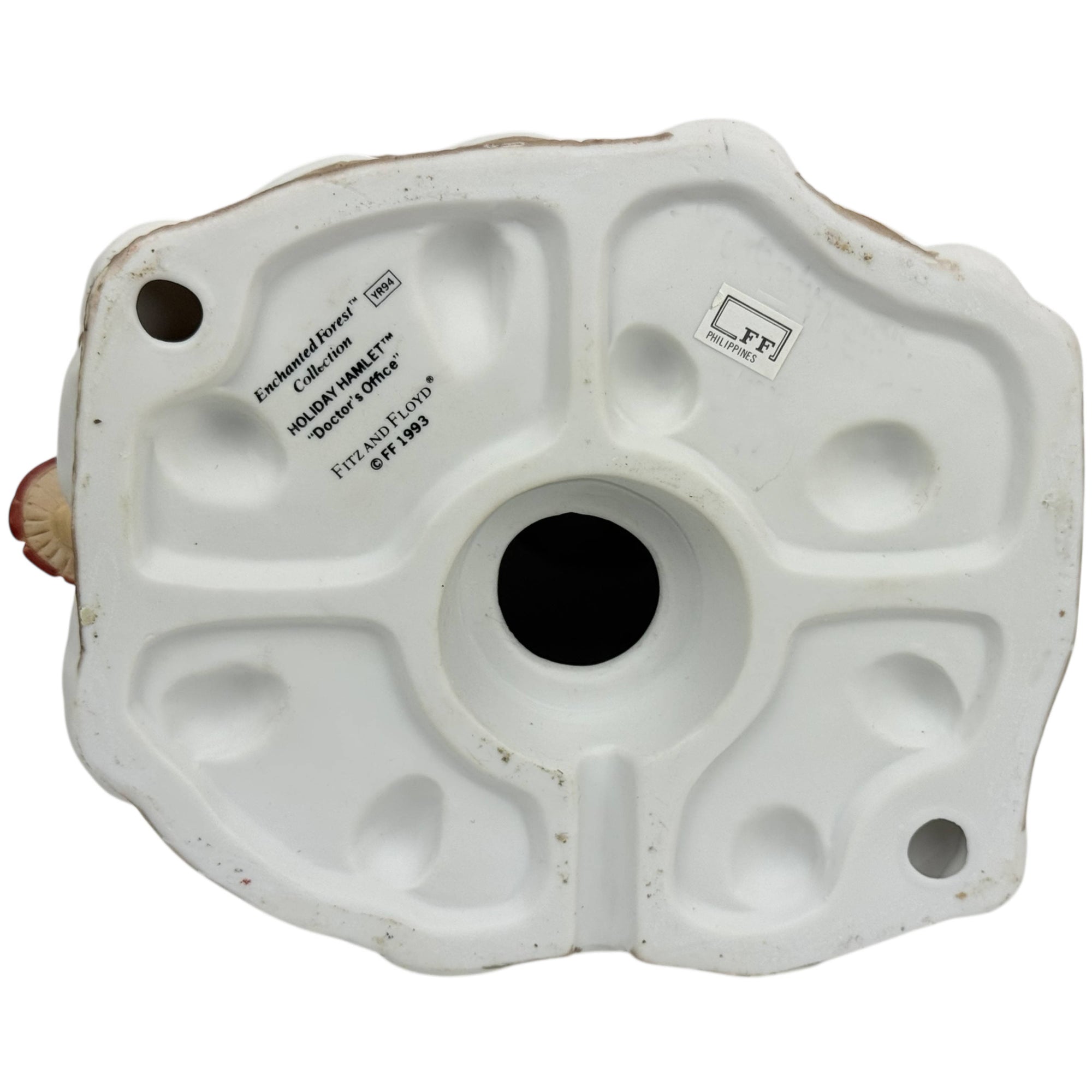 1993 Fitz & Floyd Doctor’s Office Holiday Hamlet Figurine Christmas House