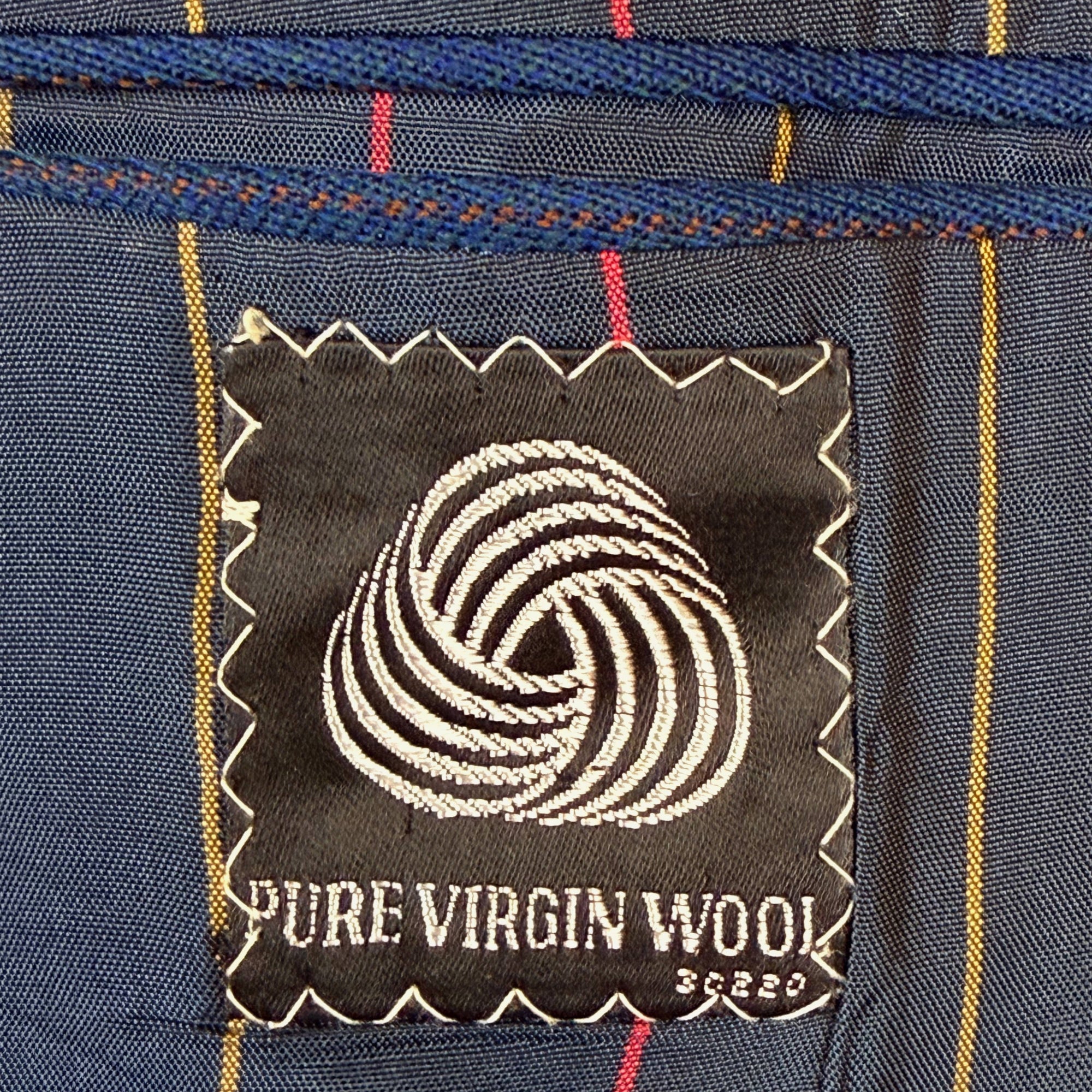 pure virgin wool label