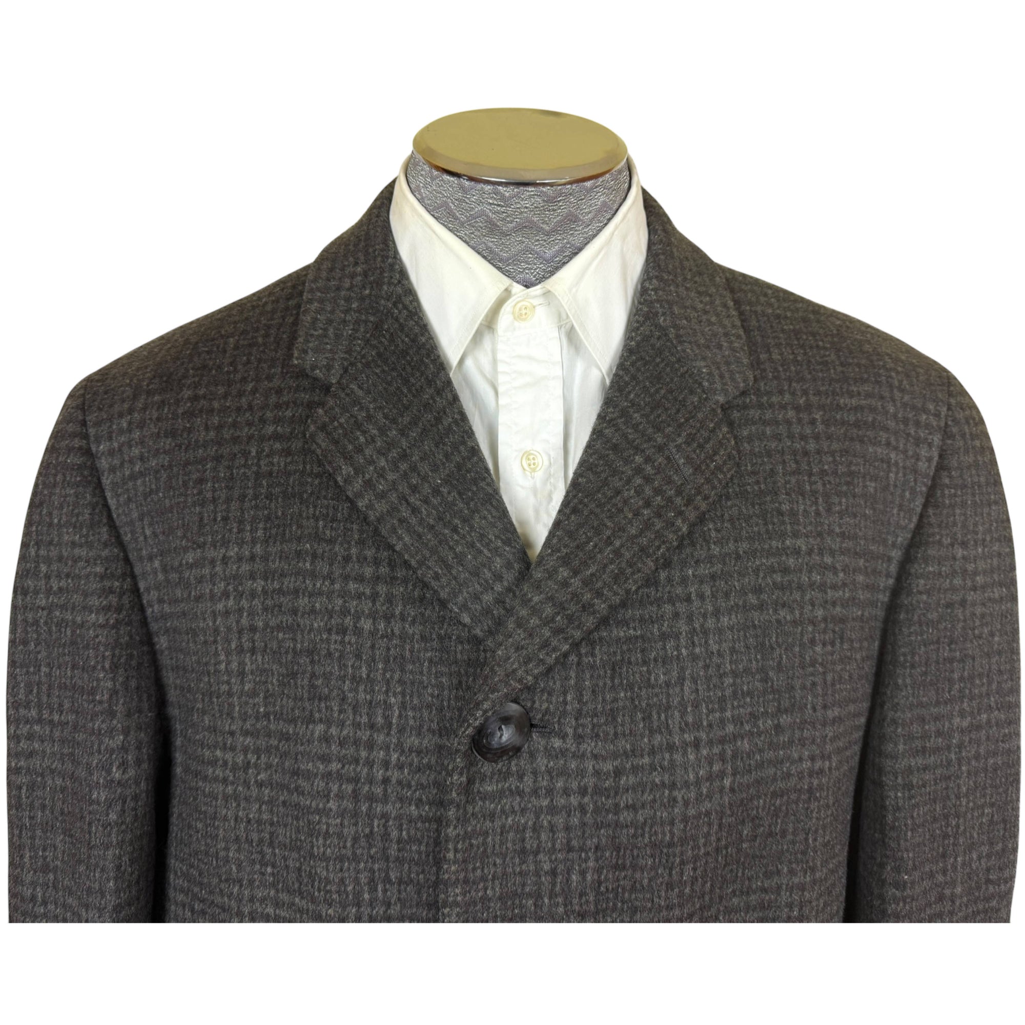 Vintage 1950s Wool Overcoat Dupuis Frères Montreal Size M