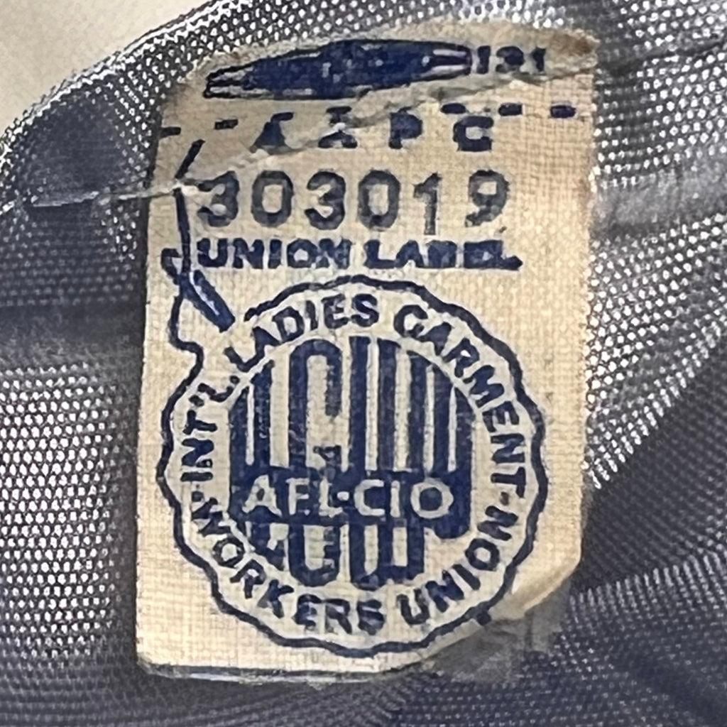 Vintage 1960s Party Dress Blue Organza Size M