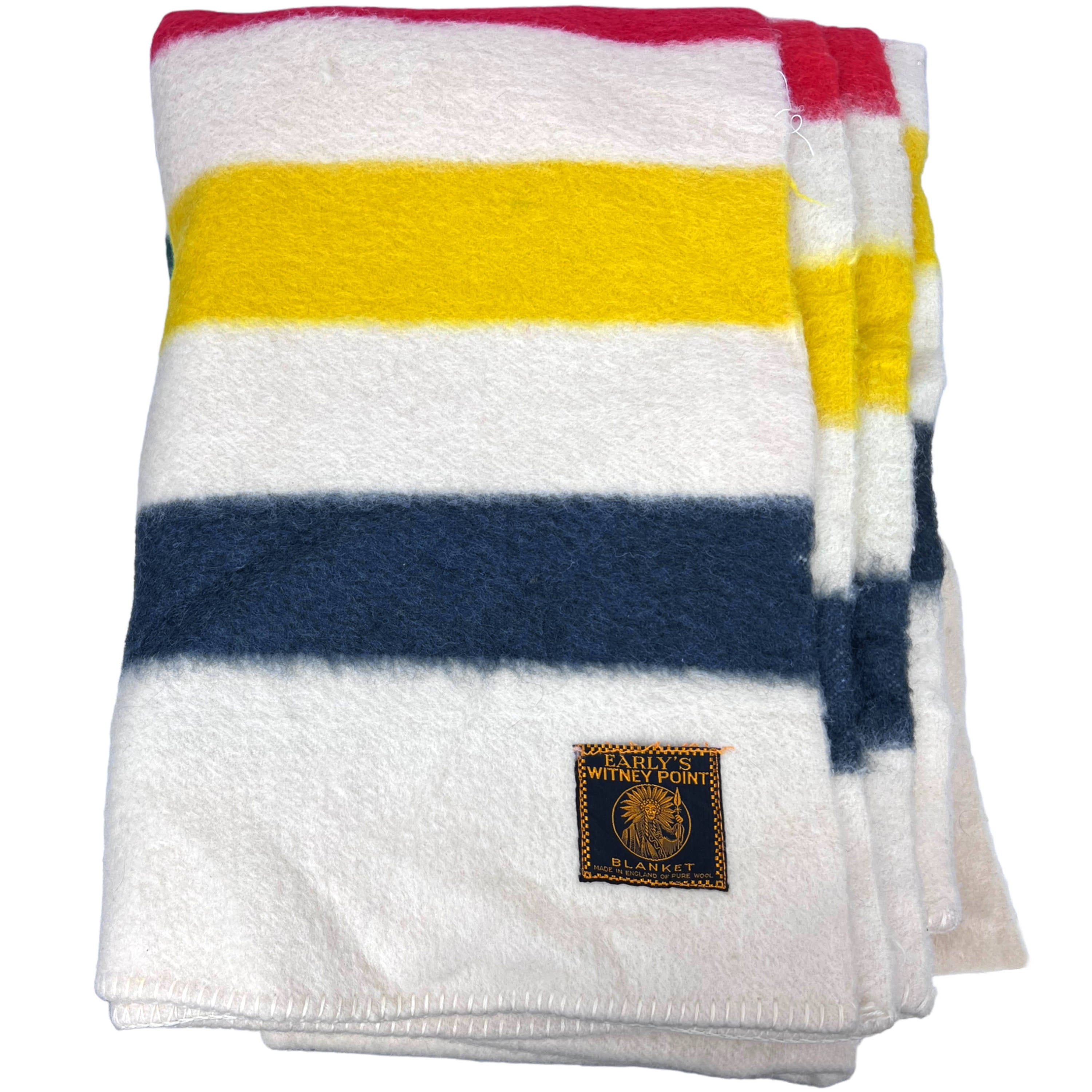 Vintage Early`s Witney Point Blanket - 布団