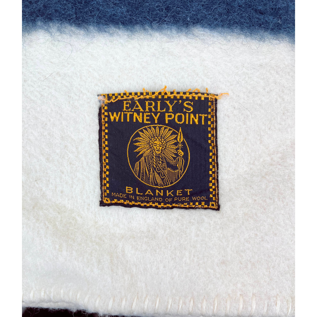 Vintage Earlys Witney Point Blanket 1960 3.5 Pt Indian Trade