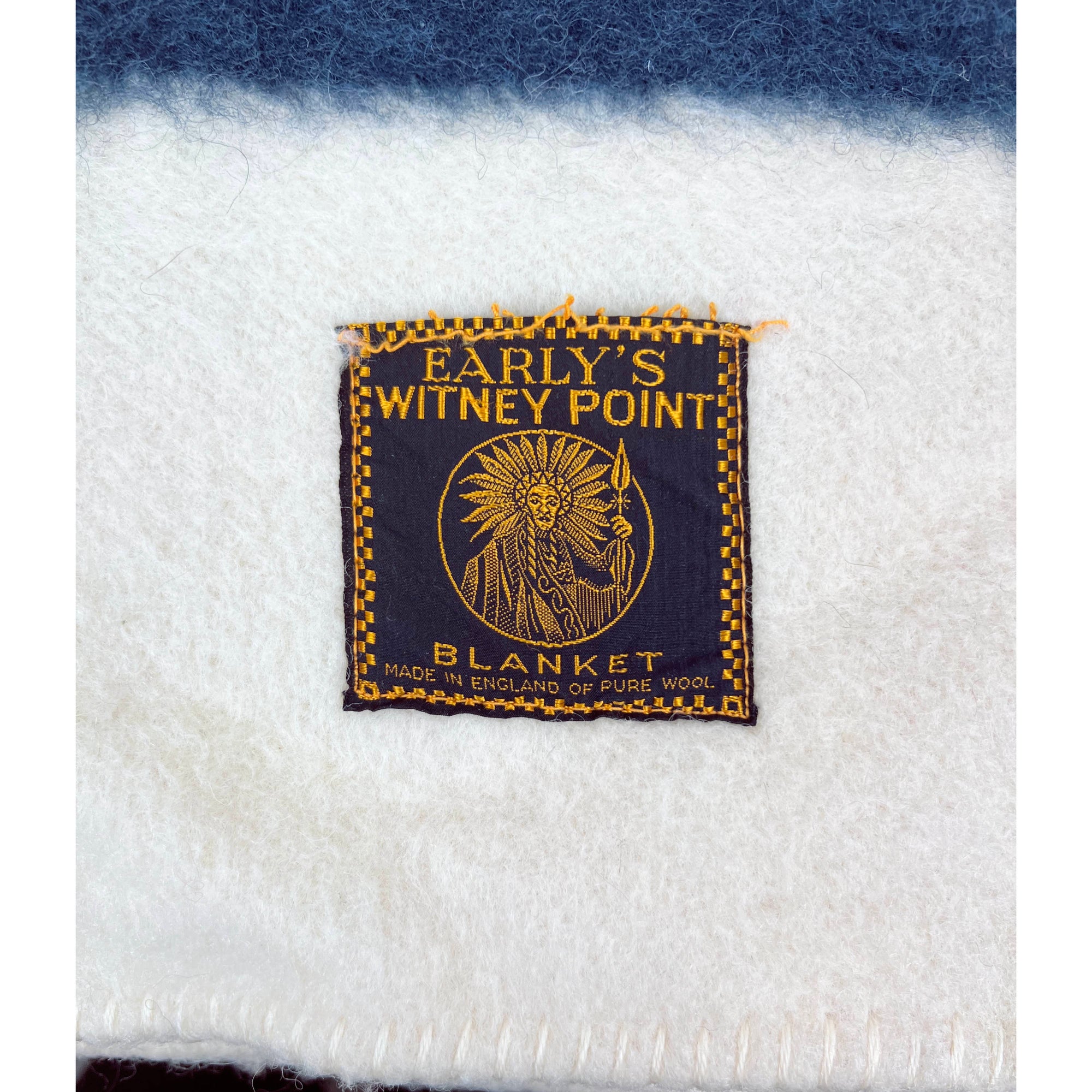 Vintage Earlys Witney Point Blanket 1960 3.5 Pt Indian Trade