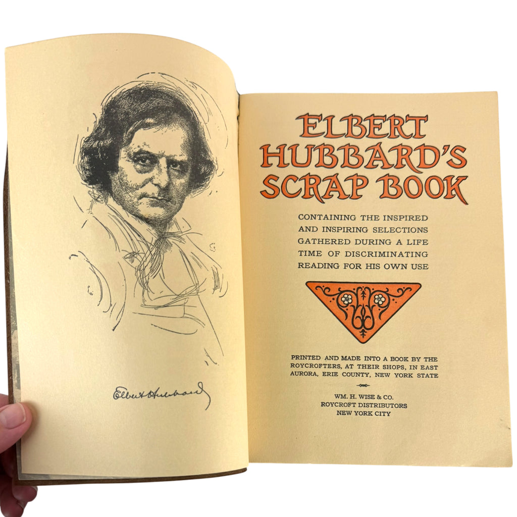 Portrait of Elbert Hubbard opposite title page