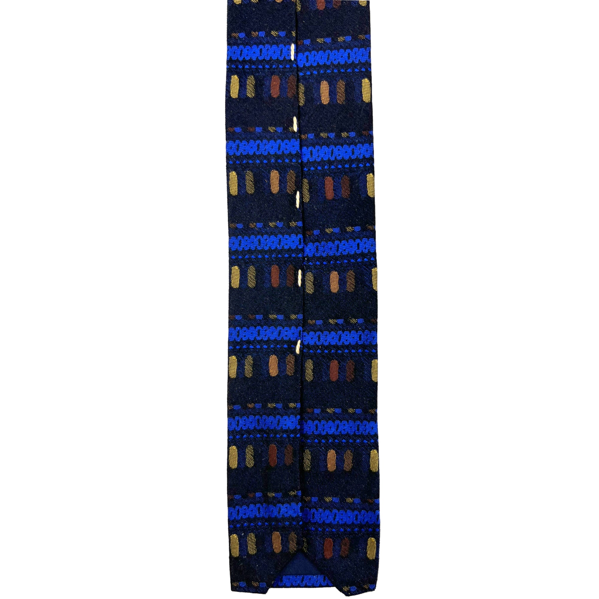 Vintage 1960s Emilio Pucci Tie Hand Made Woven Silk
