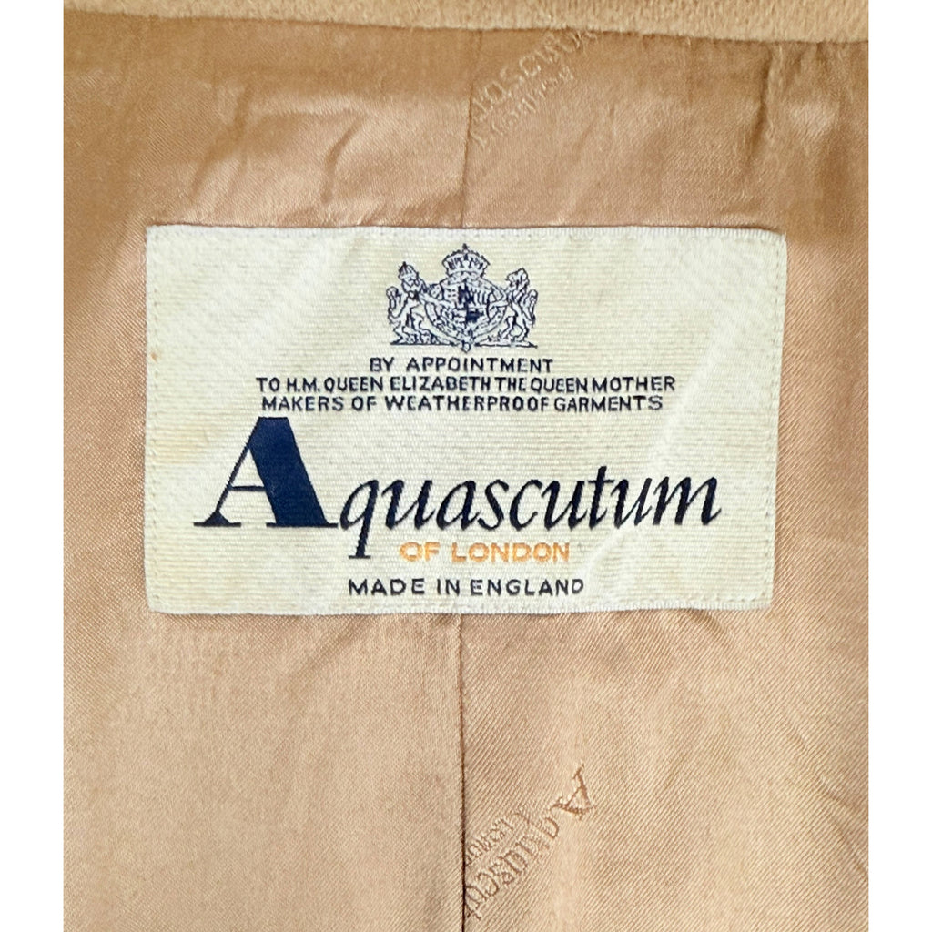 Vintage Aquascutum of London Overcoat Pure Lambswool England 40R