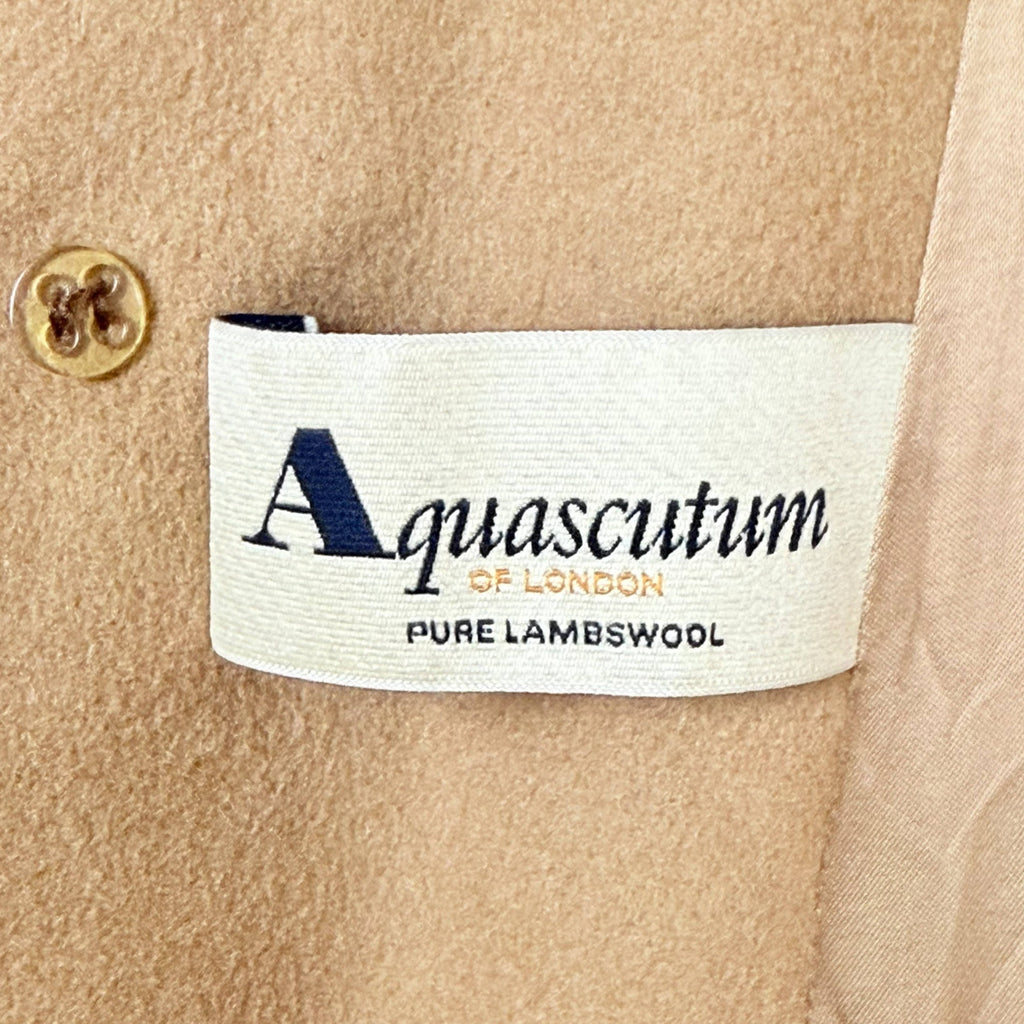 Vintage Aquascutum of London Overcoat Pure Lambswool England 40R