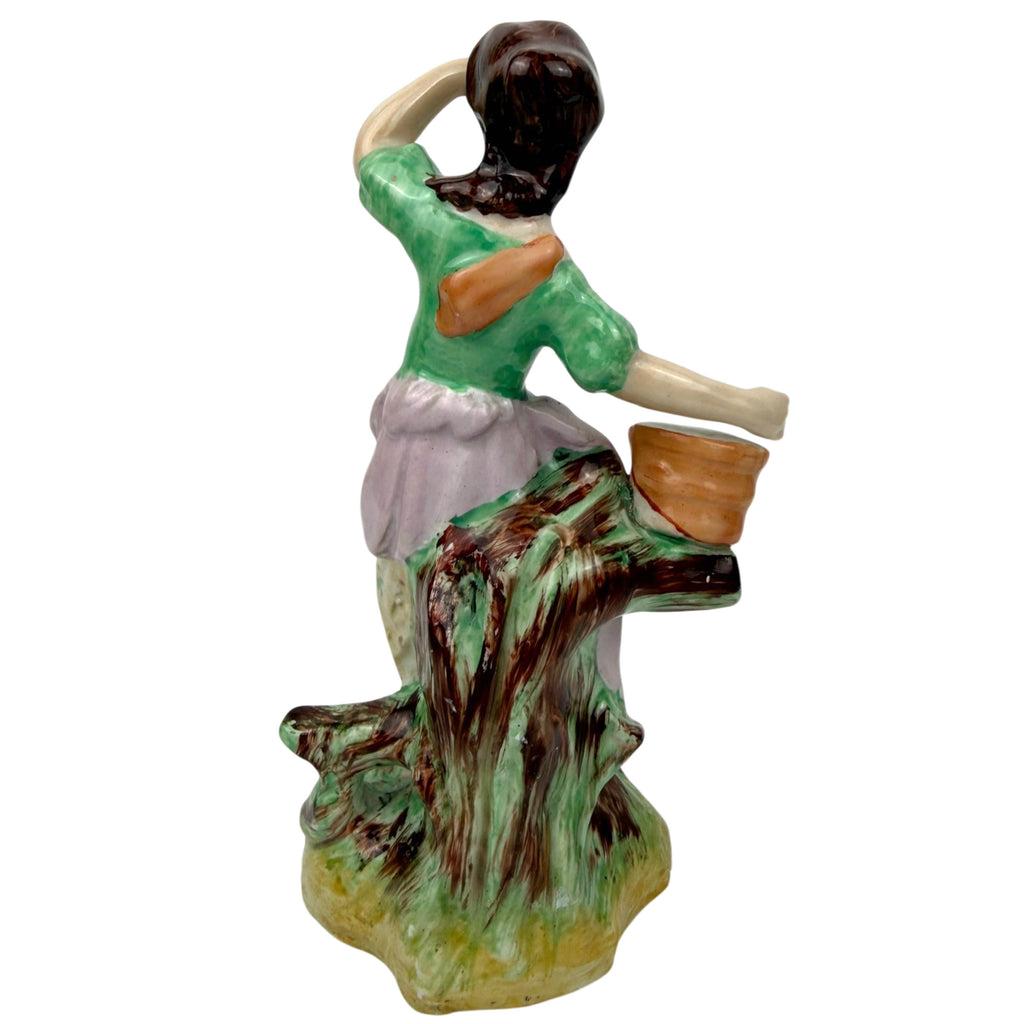 back view of staffordshire girl