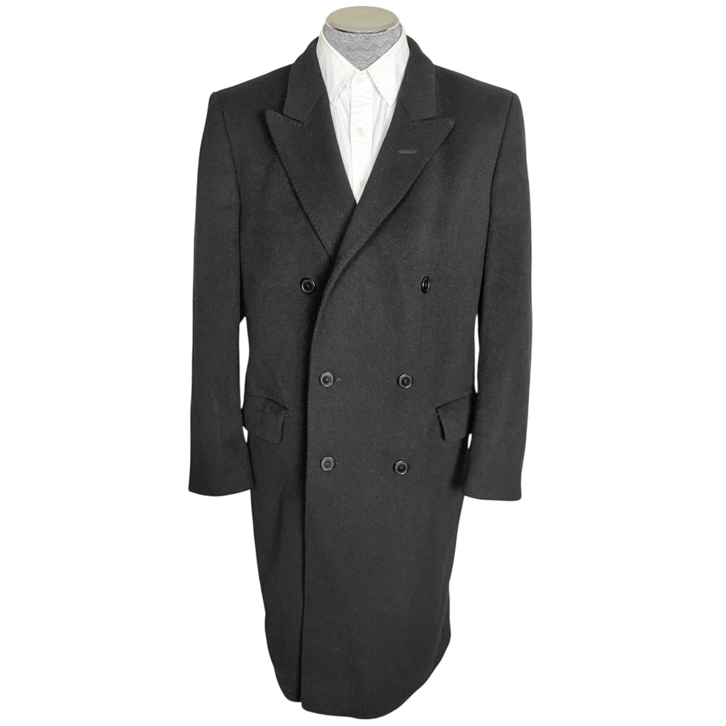 1980s Vintage Yves Saint Laurent Overcoat Made in England 44R