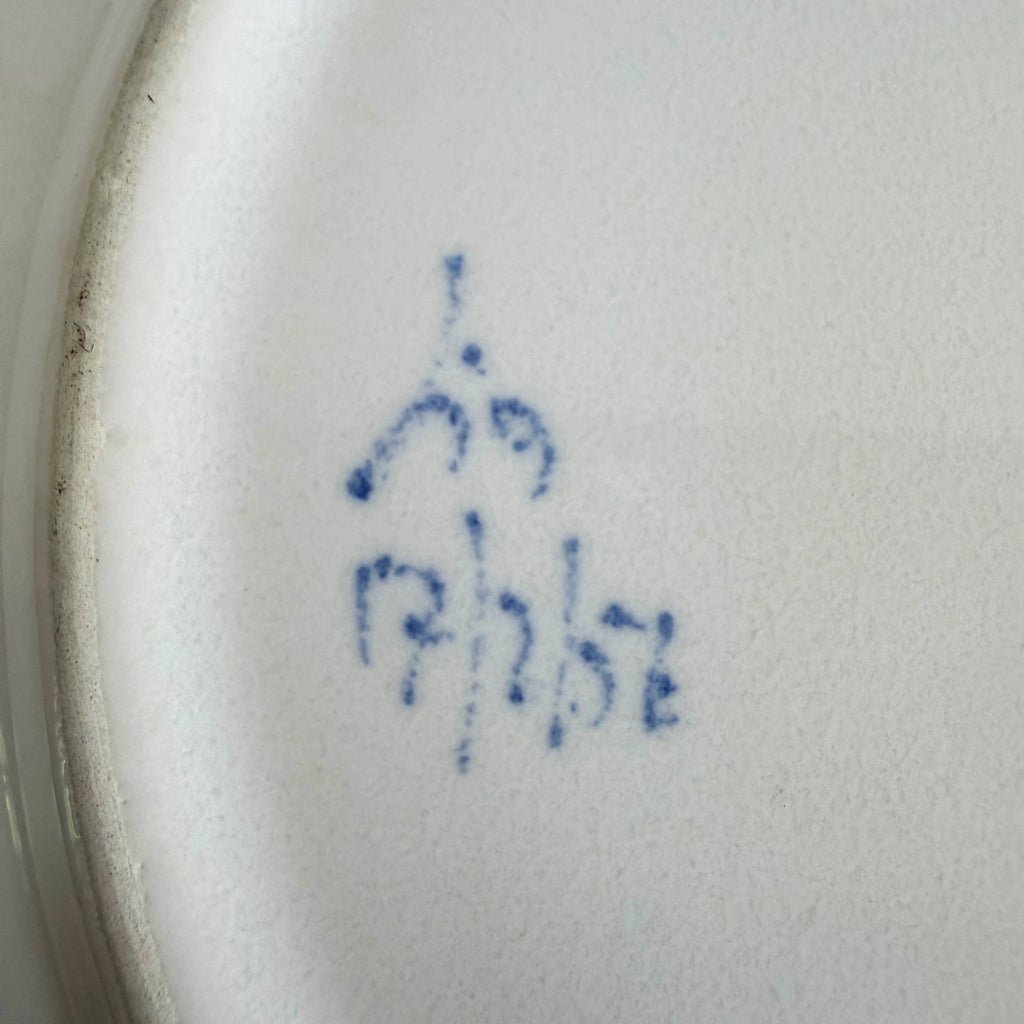 signature and date on ernestine salerno plate
