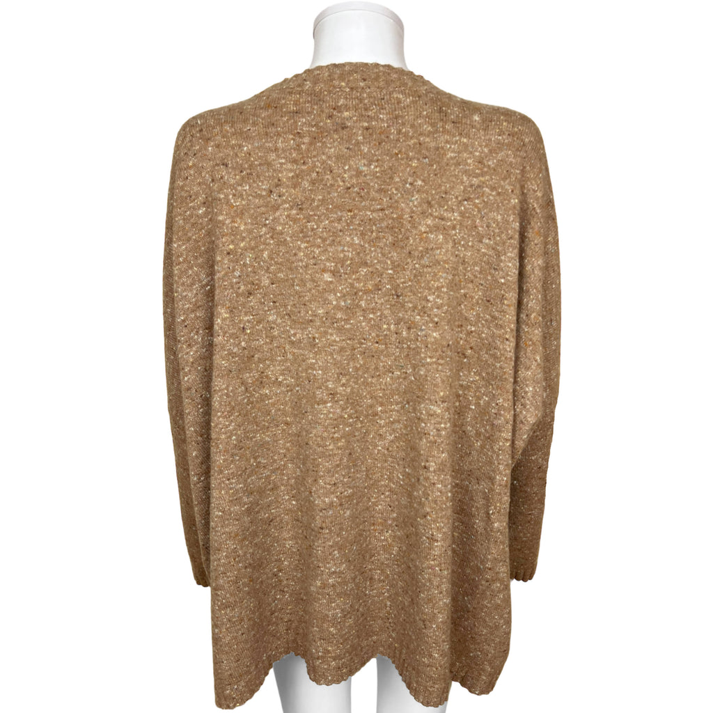 Eskandar Pullover Sweater w Matching Scarf Wool Cashmere O/S