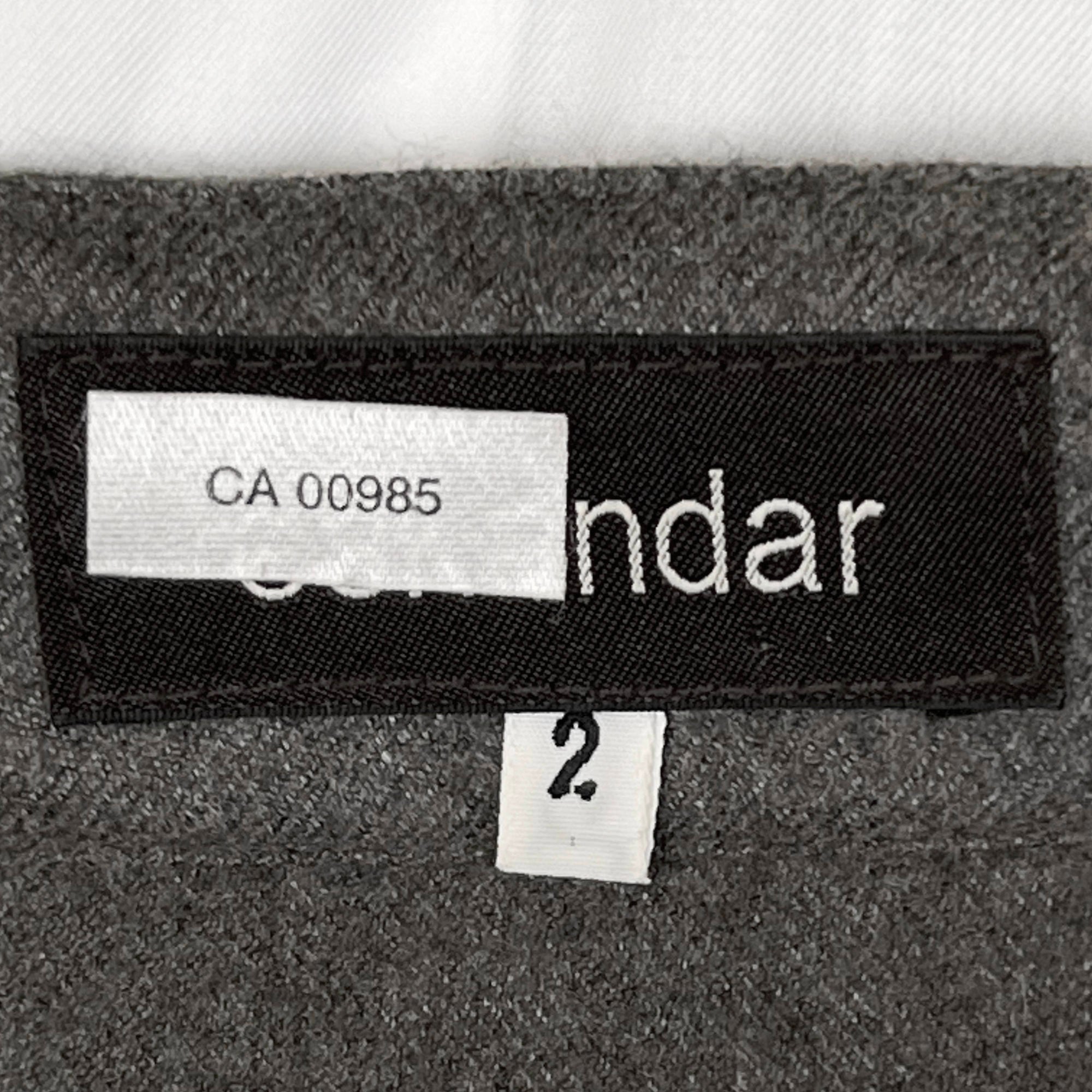 Eskandar Tunic Shirt Grey Cashmere Silk Blend England Size 2