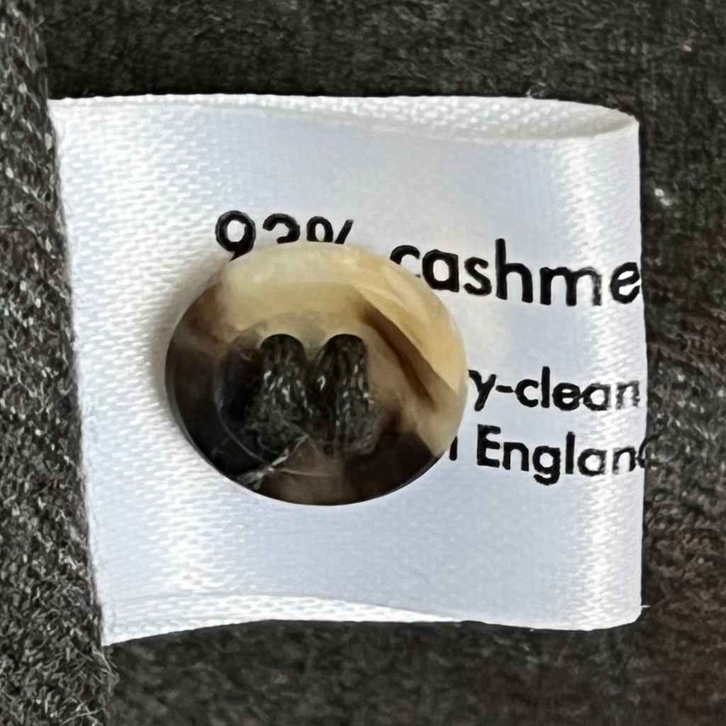 Eskandar Tunic Shirt Grey Cashmere Silk Blend England Size 2